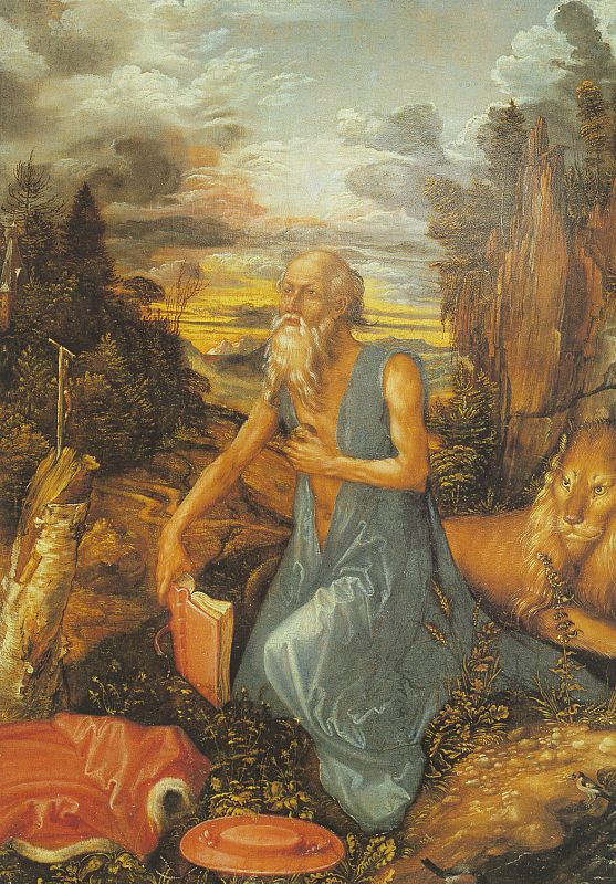 Albrecht Durer St.Jerome in the Wilderness